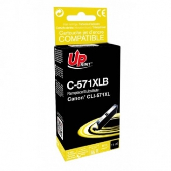 TINTEIRO CANON CLI571XLBK PRETO - COMPATIVEL