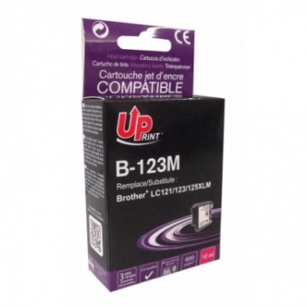TINTEIRO BROTHER LC123XLM MAGENTA - COMPATIVEL