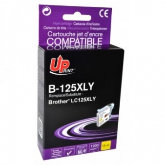 TINTEIRO BROTHER LC125XLY AMARELO - COMPATIVEL