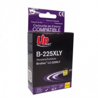 TINTEIRO BROTHER LC225XLY AMARELO - COMPATIVEL