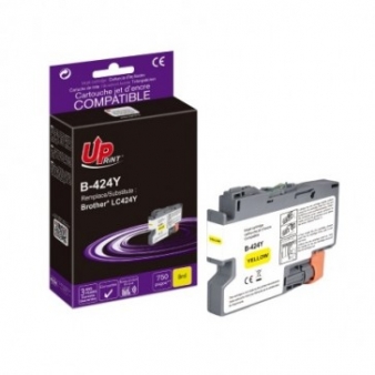 TINTEIRO BROTHER LC424Y AMARELO - COMPATIVEL