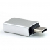Adaptador USB3.2 Gen 1, USB C, USB C para USB A, função OTG, aluminio