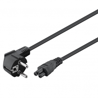 Cabo Alimenta&ccedil;&atilde;o Schuko para IEC C5, 1.80m