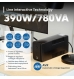 UPS 780VA/390W Linha Interativa com AVR, 2 x CEE 7/7 portas