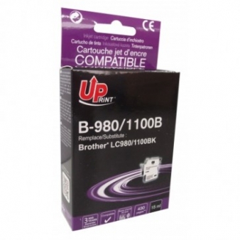 TINTEIRO BROTHER LC980BK/LC1100BK PRETO - COMPATIVEL