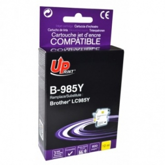 TINTEIRO BROTHER LC985Y AMARELO - COMPATIVEL