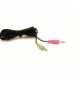 Headsets com microfone, jack 2x3.5mm, cabo 2.1m