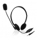 Headsets com microfone para smartphone e tablet, jack 1x3.5mm, cabo 1.8m