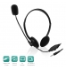 Headsets com microfone para smartphone e tablet, jack 1x3.5mm, cabo 1.8m