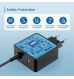 Carregador USB C 45W e 1 Porta USB-A com PD