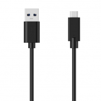 Cabo USB 3.2 USB-A para USB C, 5Gbps, PD60W, AWG24+28, 3.0m