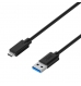 Cabo USB 3.2 USB-A para USB C, 5Gbps, PD60W, AWG24+28, 3.0m