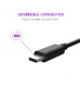 Cabo USB 3.2 USB-A para USB C, 5Gbps, PD60W, AWG24+28, 3.0m