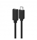 Cabo de extensão USB 2.0 USB C para USB C, AWG22+28, PD60W, 480Mbps, 3.0m