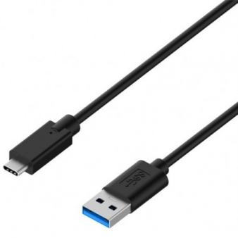 Cabo USB 3.2 USB-A para USB C, 5Gbps, PD60W, AWG24+28, 1m