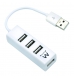 Mini HUB 2.0 High Speed de 4 Portas Branco