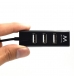 Mini HUB 2.0 High Speed de 4 Portas Preto