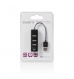 Mini HUB 2.0 High Speed de 4 Portas Preto