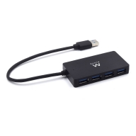 HUB USB 3.2 Gen 1, 4 portas HightSpeed, Alimenta&ccedil;&atilde;o AC