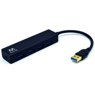 HUB USB 3.2 Gen 1, 4 portas, Extra DC Power Jack 3.5mm