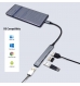 HUB USB 3.2 Gen 1,  Type C, 1 porta USB 3.2 Gen1 + 3 portas USB 2.0