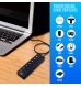 HUB USB 3.0 Gen 1, 7 portas com botão, adaptador corrente, USB A e USB C
