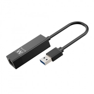 Adaptador Gigabit Ethernet USB 3.2 Gen 1, preto