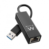 Adaptador Gigabit Ethernet USB 3.2 Gen 1, preto