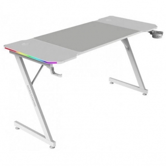 Secret&aacute;ria Gaming Mars Gaming MGD-X140RGB (140x60cm) ARGB Branca