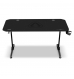 Secretária Gaming Alpha Gamer Kira V3 (140x66cm) Gaming Station Preta