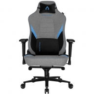 Cadeira Gaming Alpha Gamer Phenix Fabric Preta/Cinza/Azul