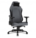 Cadeira Gaming Alpha Gamer Alegra PU Leather Cinza/Preta