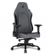 Cadeira Gaming Alpha Gamer Alegra PU Leather Cinza/Preta