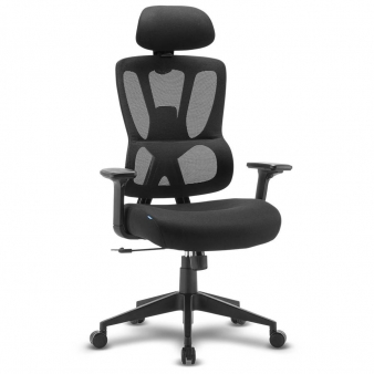 Cadeira de Escrit&oacute;rio Ergon&oacute;mica Offy Elya Preta