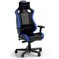 Cadeira Gaming Noblechairs EPIC Compact Preta/Carbono/Azul