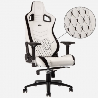 Cadeira Gaming Noblechairs EPIC PU Leather Branca/Preta