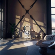 Cadeira de Escrit&oacute;rio Ergon&oacute;mica Fractal Design Refine Mesh Dark