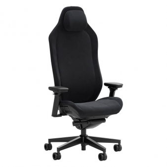 Cadeira de Escrit&oacute;rio Ergon&oacute;mica Fractal Design Refine Alcantara Dark