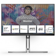 Monitor AOC Graphic Pro Q27U3CV IPS QD 27" 16:9 75Hz Adaptive-Sync