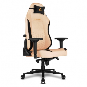 Cadeira Gaming Alpha Gamer Alegra Fabric Laranja/Preta