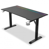 Secret&aacute;ria Gaming Alpha Gamer Starla RGB (140x72cm) Gaming Station Preta