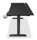 Secretária Gaming Alpha Gamer Starla RGB (140x72cm) Gaming Station Preta