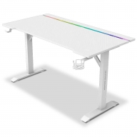 Secret&aacute;ria Gaming Alpha Gamer Starla RGB (140x72cm) Gaming Station Branca