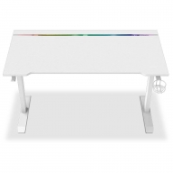 Secret&aacute;ria Gaming Alpha Gamer Starla RGB (140x72cm) Gaming Station Branca