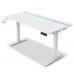 Secretária Elevatória Elétrica Alpha Gamer Zorya RGB (140x72cm) Gaming Station Branca
