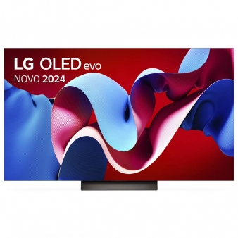 Televis&atilde;o Smart TV LG S&eacute;rie C4 (2024) 65"/165,1cm OLED evo 4K UHD webOS