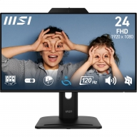 Monitor MSI Pro MP242PMG IPS 23.8" FHD 16:9 120Hz Adaptive-Sync c/ Webcam