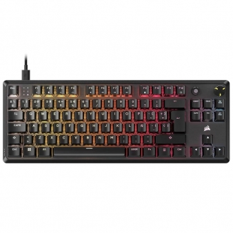 Teclado Mec&acirc;nico Corsair K70 Core TKL RGB Switches MLX Red PT Preto