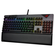 Teclado Mec&acirc;nico Asus ROG Strix Flare II RGB Switch ROG NX Red (PT) Preto