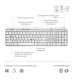Teclado Logitech MX Keys S Bluetooth PT Pale Gray